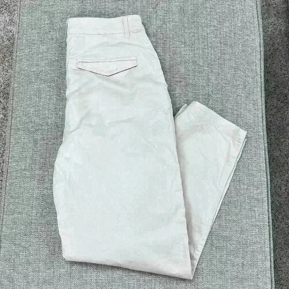 Mango Ecru Straight Leg Pant - Picture 1 of 7